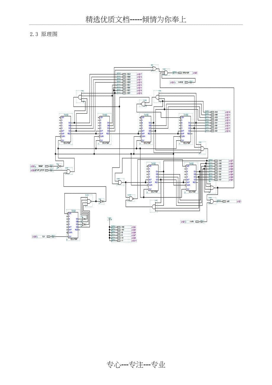 EDA课程设计数字跑表_第5页