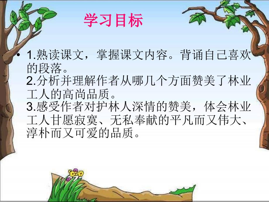 北师大版第十一册白桦林的低语PPT课件2_第2页