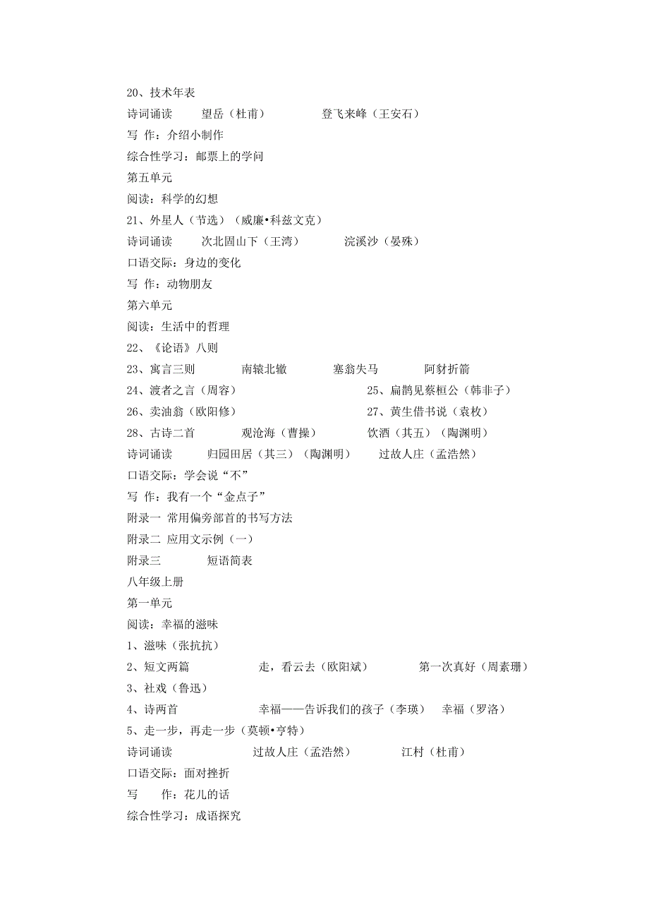 鄂教版初中语文目录.doc_第4页