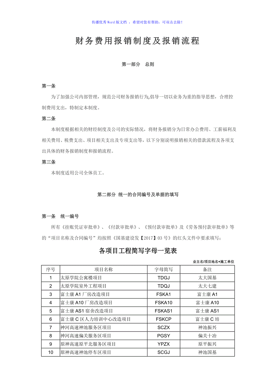 公司报销制度Word编辑_第1页