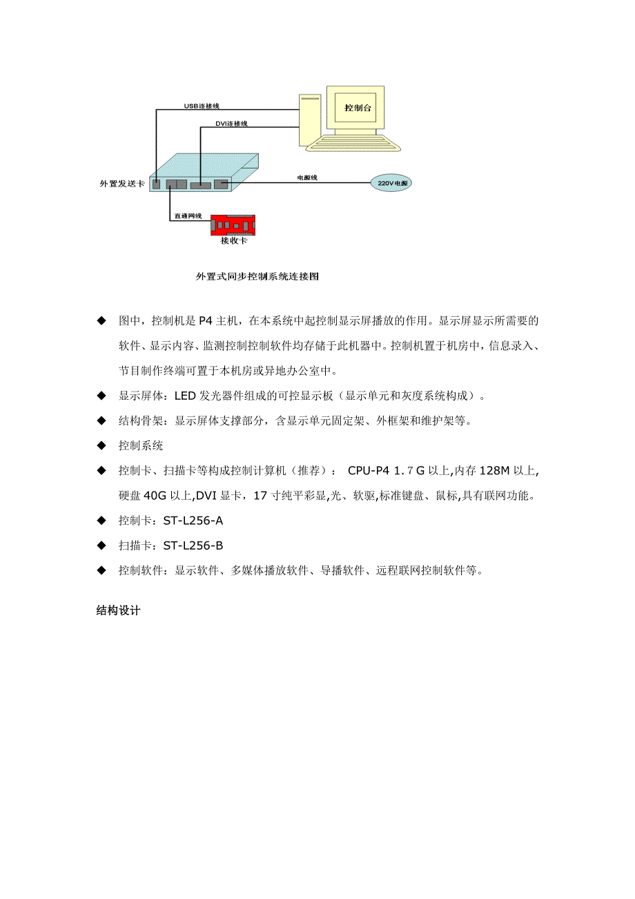 LED电子显示屏系统设计方案_第4页