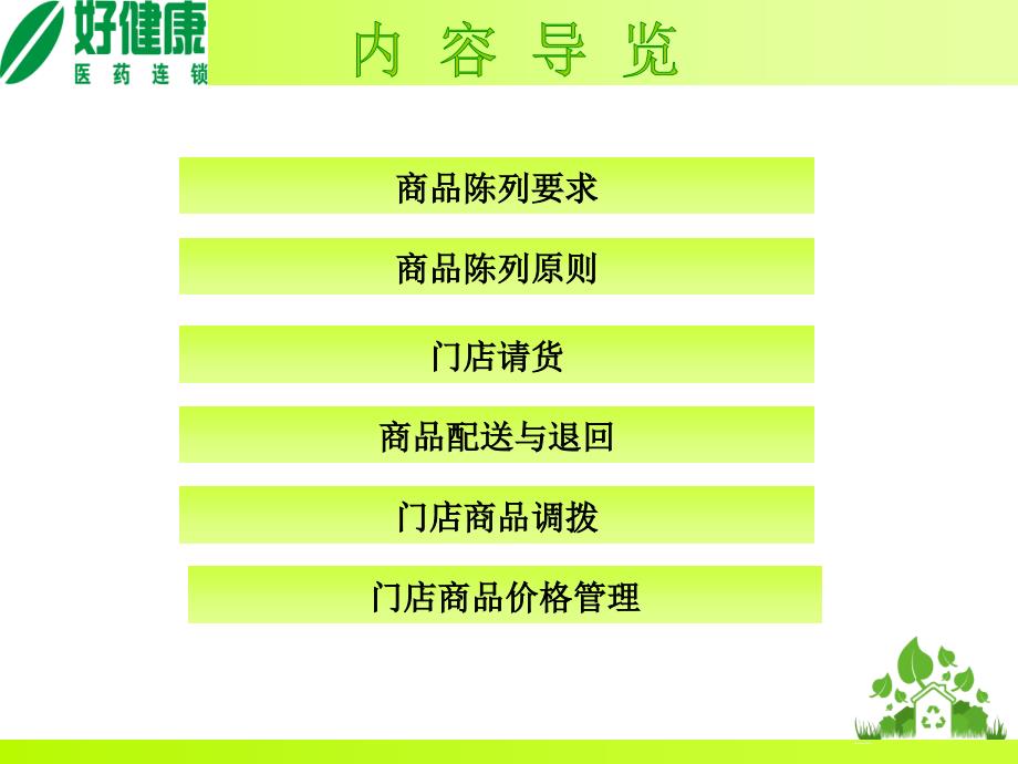 好健康门店标准化管理手册课件_第3页