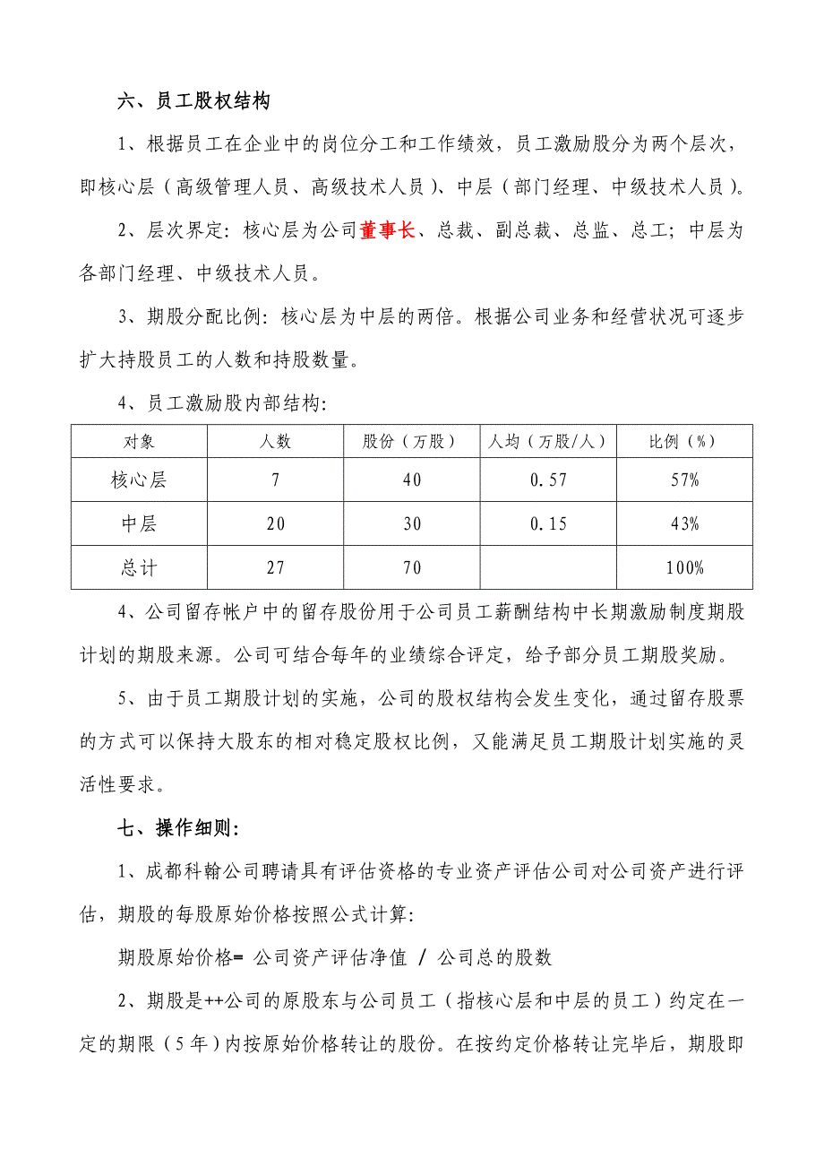 民营股份公司股权激励方案（天选打工人）.docx_第3页