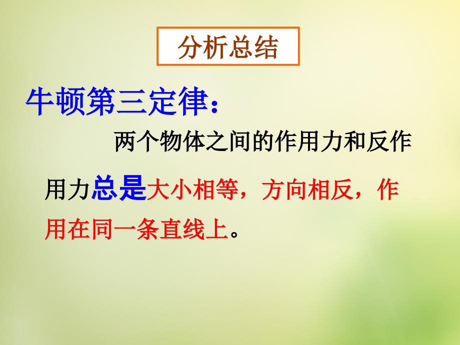 2022高中物理4.5牛顿第三定律课件1新人教版必修1_第2页