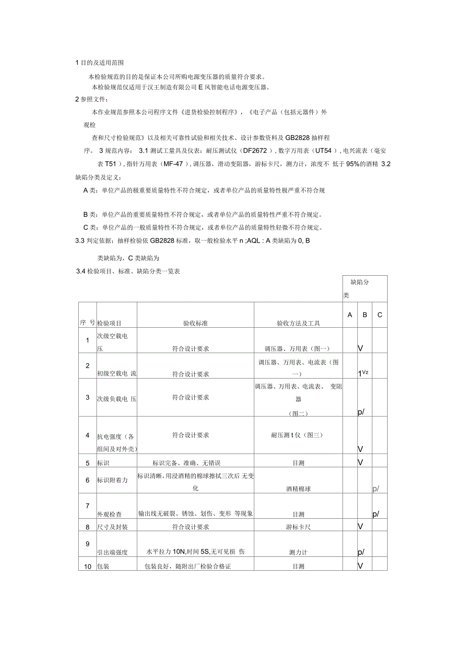 电源变压器作业指导书_第2页