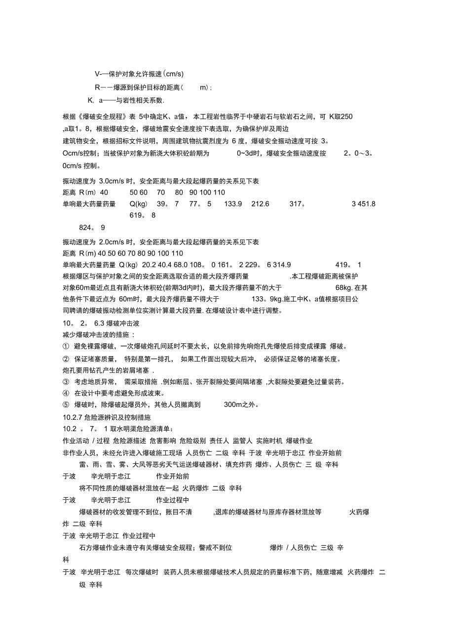 基坑爆破施工方案完整_第5页