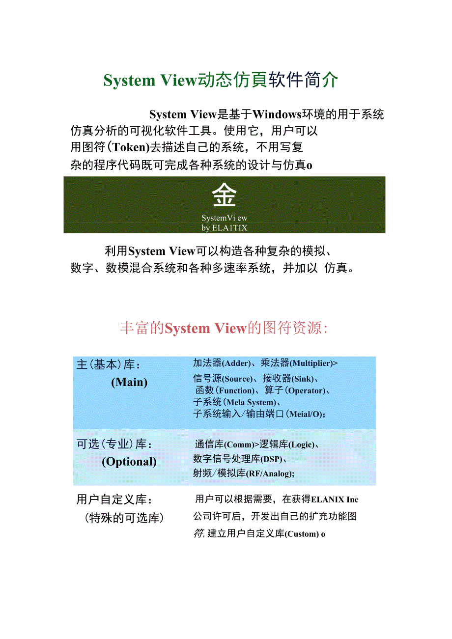 SYSTEMVIEW简单使用资料._第1页