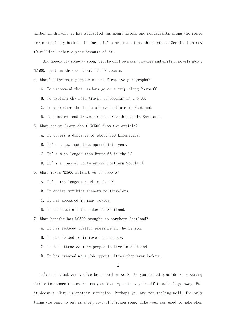 内蒙古第一机械制造集团有限公司第一中学2018-2019学年高二英语10月月考试题_第3页