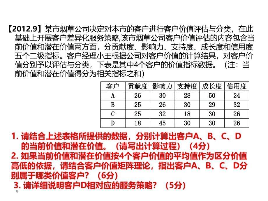 服务营销技能题库_第5页