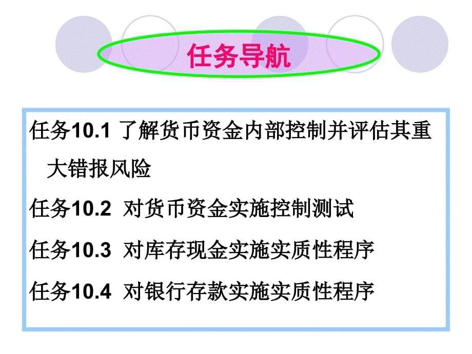 审计基础与实务项目10货金审计_第5页