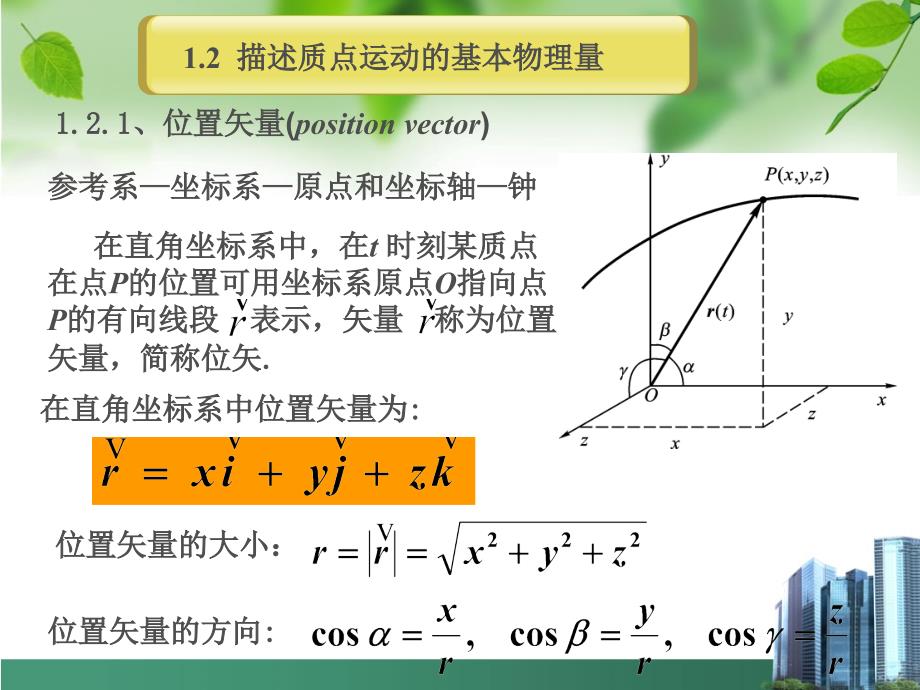 大学物理第1章质点运动学课件_第4页