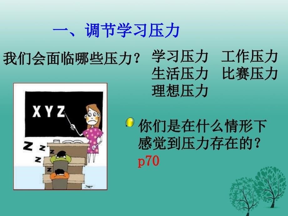 精品七年级道德与法治上册331调节学习压力课件2粤教版可编辑_第5页