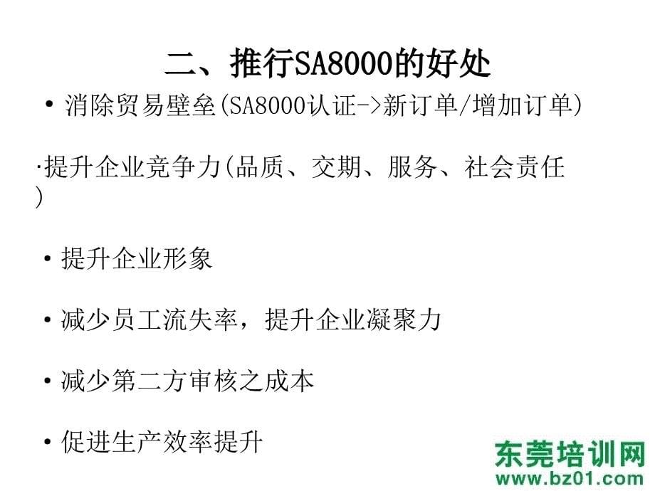 SA8000德信诚基础知识培训课程ppt课件_第5页