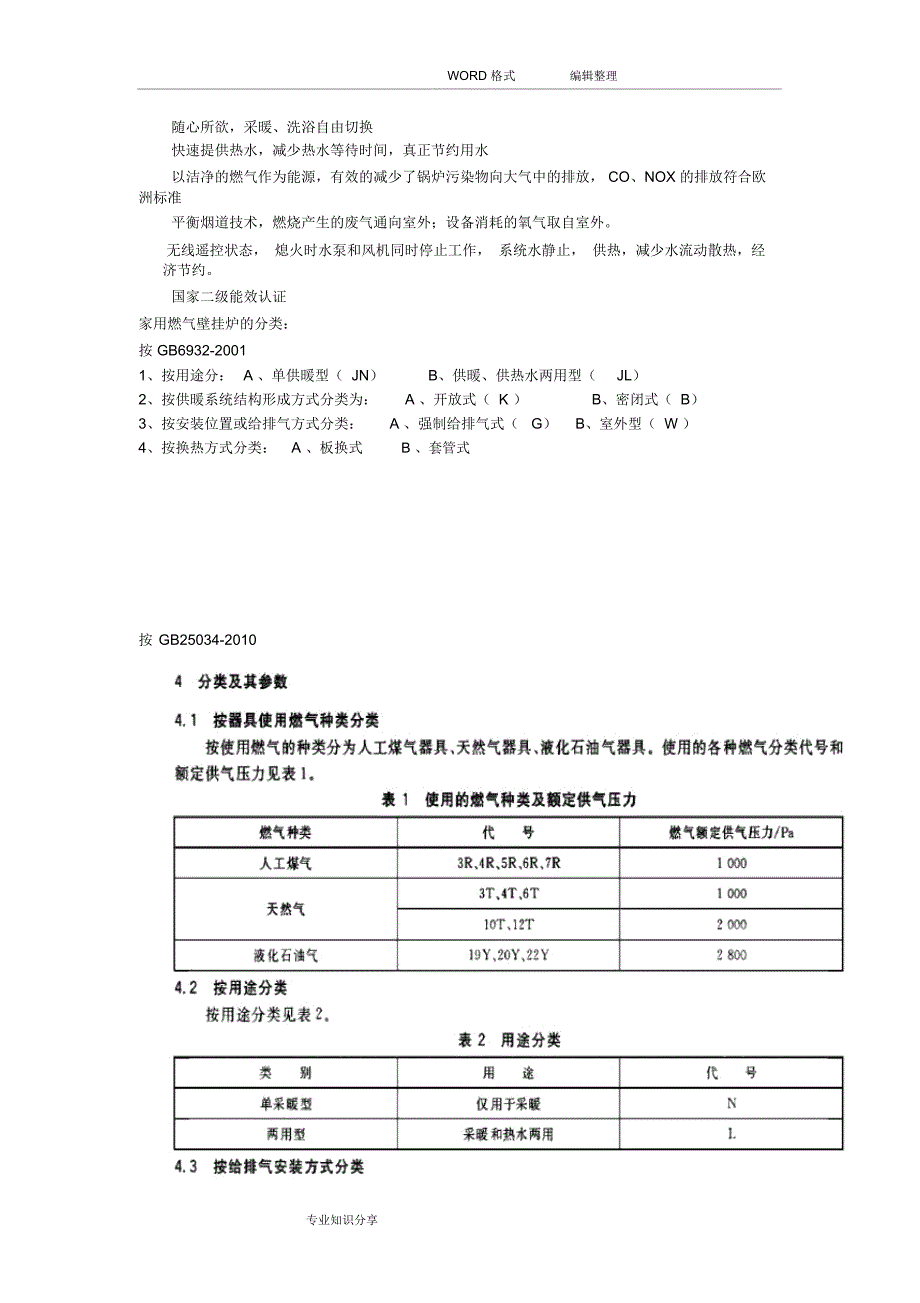 壁挂炉、采暖系统维修手册范本_第4页