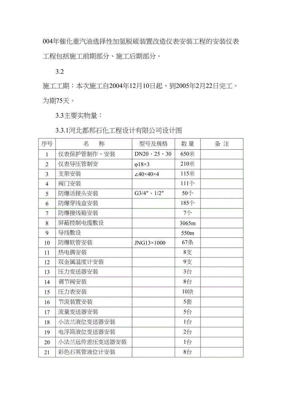 仪表方案重汽油施工方案(DOC 16页)_第2页