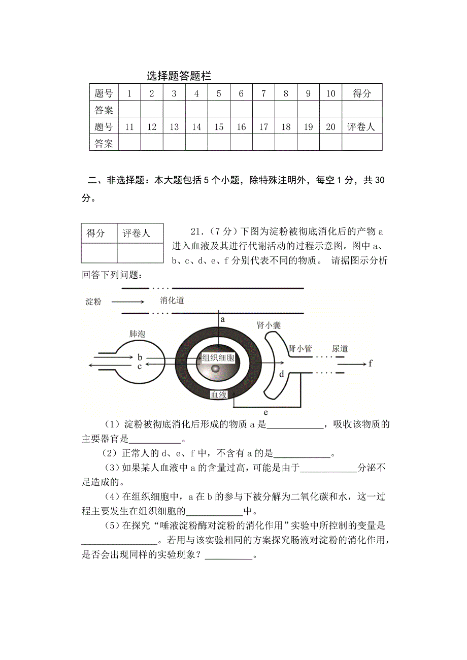 菏泽市2012年学业水平测试题_第4页