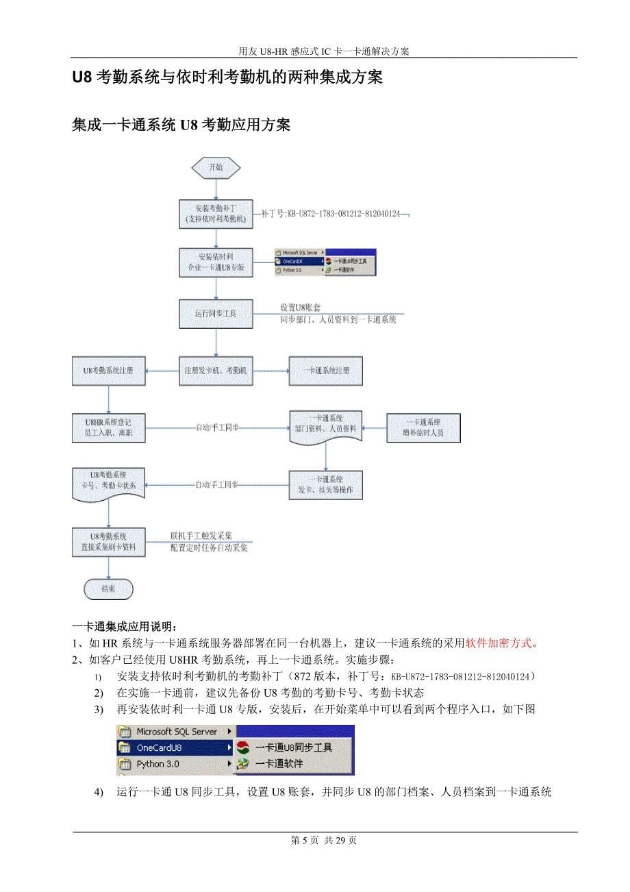 用友UHR考勤及一卡通解决方案_第5页