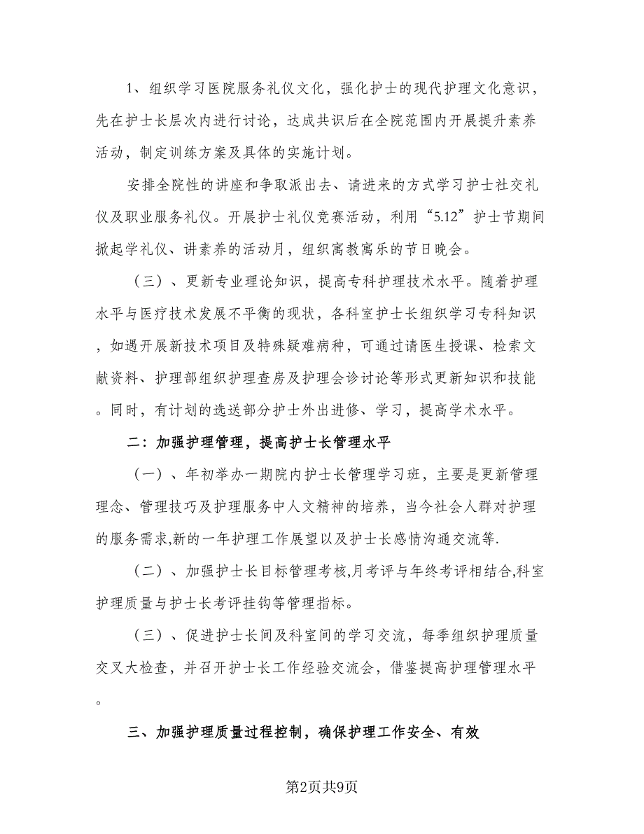 2023年医生个人年度工作计划标准模板（3篇）.doc_第2页