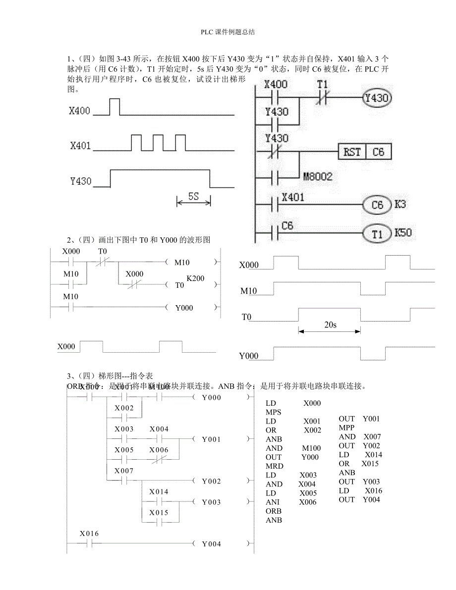 PLC课件例题总结_第2页