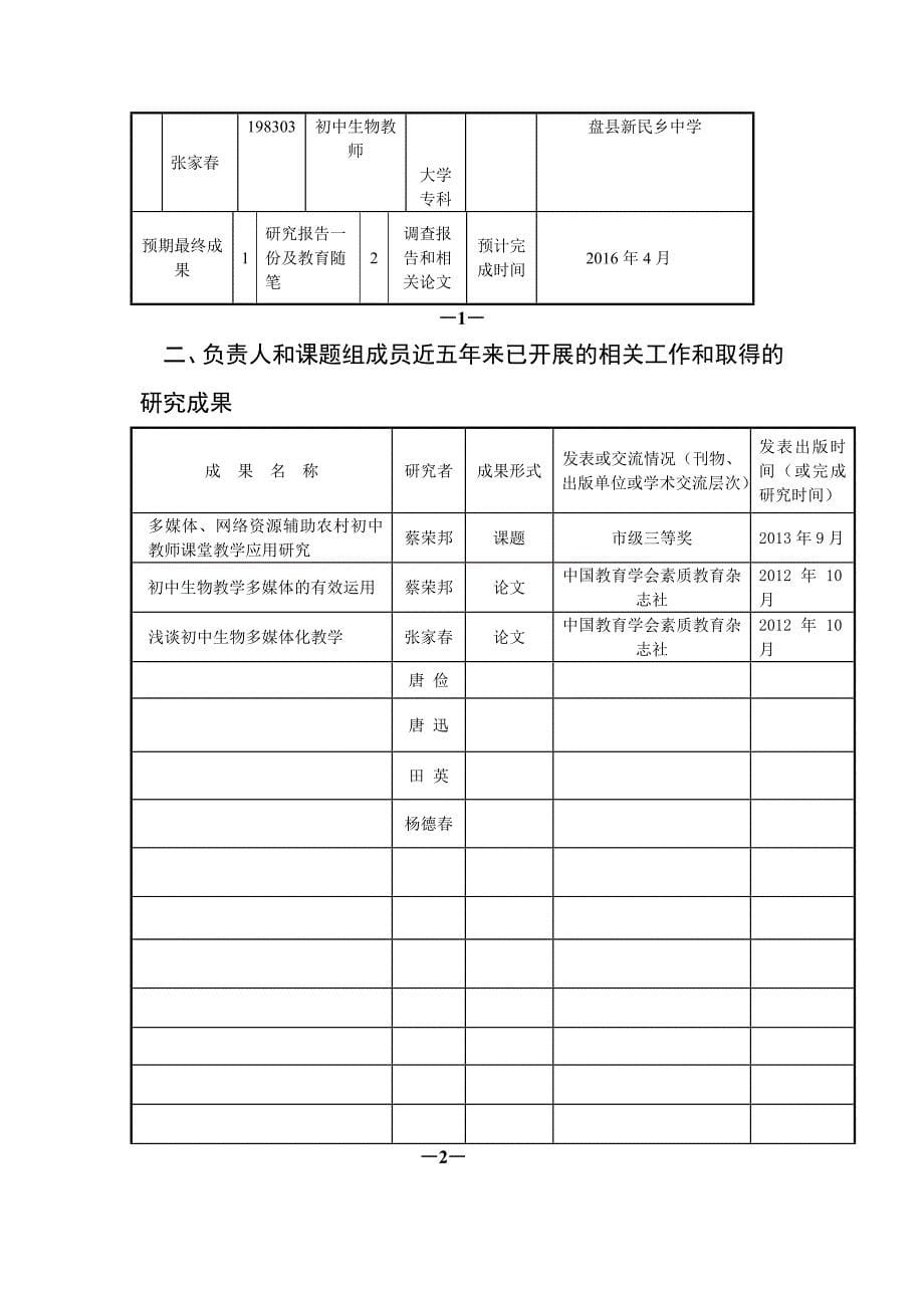 农村中小学教学资源与质量研究课题申报书_第5页