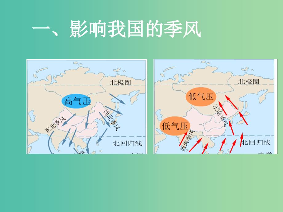 山西省太原市2018高考地理一轮复习 专题 中国气候——季风气候显著课件.ppt_第4页