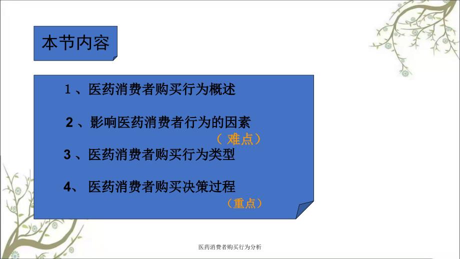 医药消费者购买行为分析_第3页