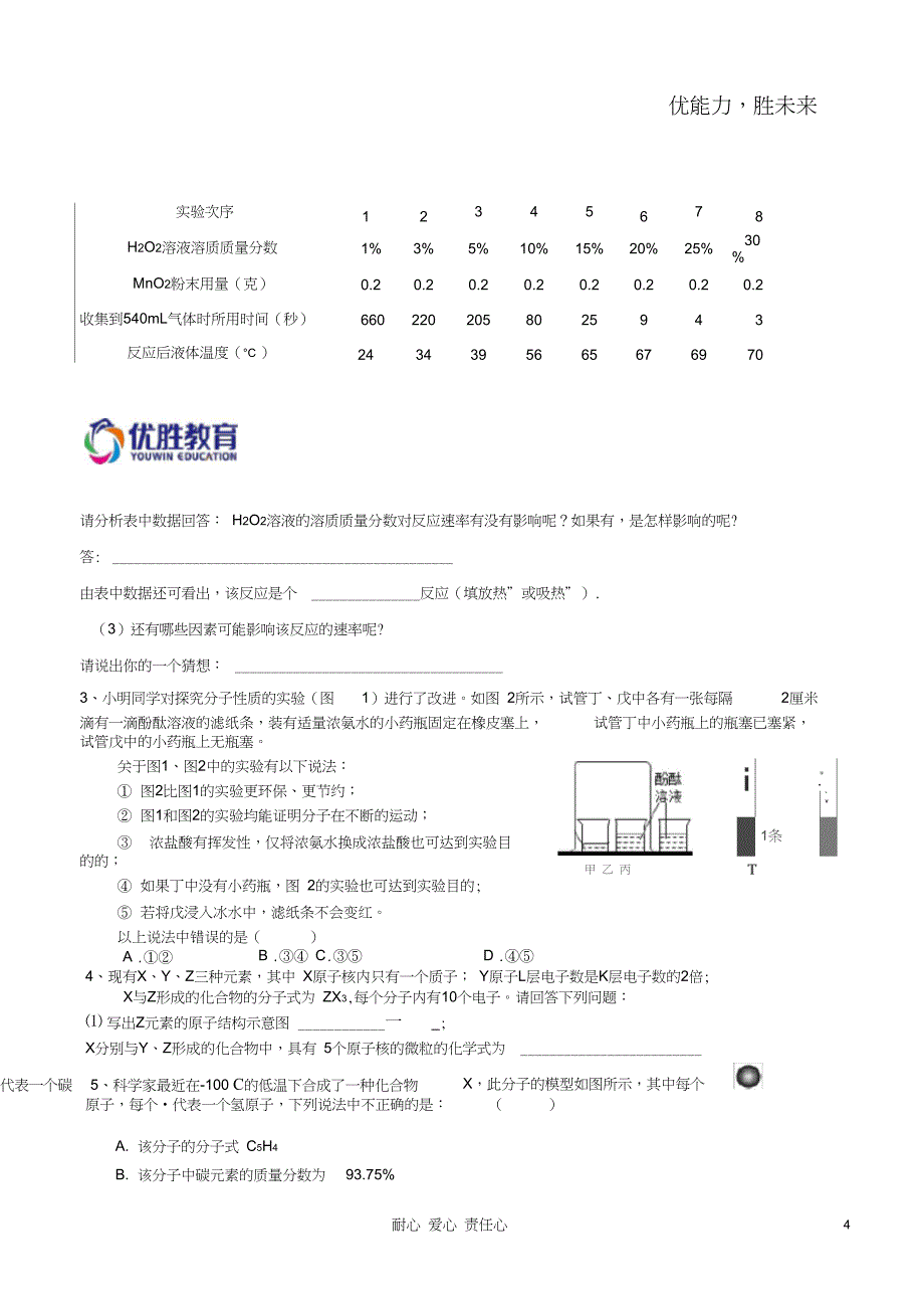 (word完整版)初三上期化学易错题综合_第4页