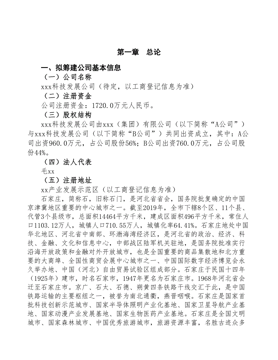 石家庄成立组建电动工具生产公司报告(DOC 46页)_第4页