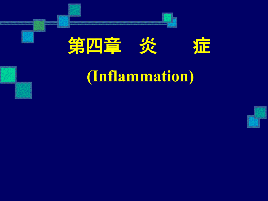 病理学：第四章 炎症_第1页