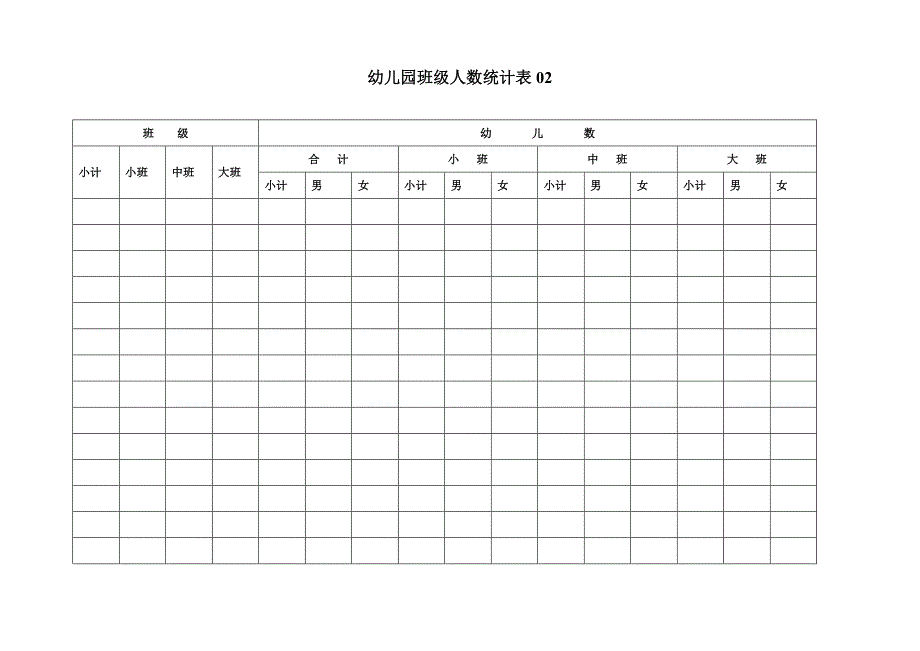 班级人数统计表.doc_第2页