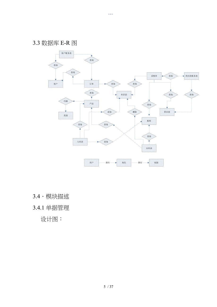 仓储管理系统需求分析说明书_第5页