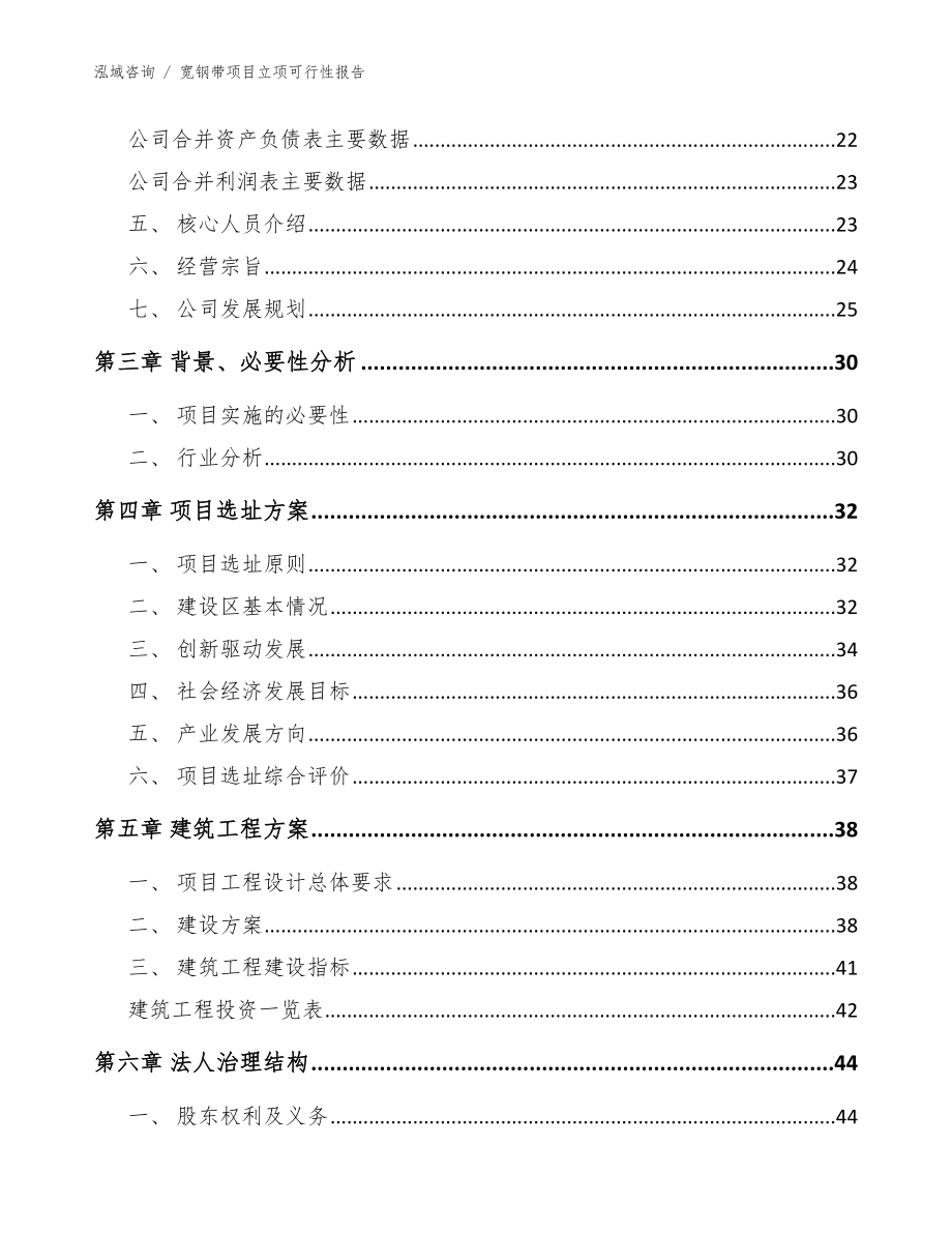 宽钢带项目立项可行性报告参考范文_第3页