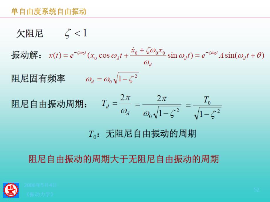 机械振动单自由度系统的简谐强迫振动_第4页