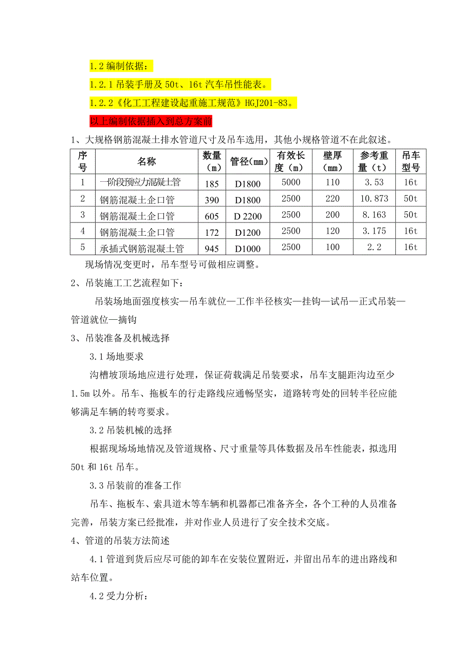 4133629771混凝土管道吊装方案_第1页