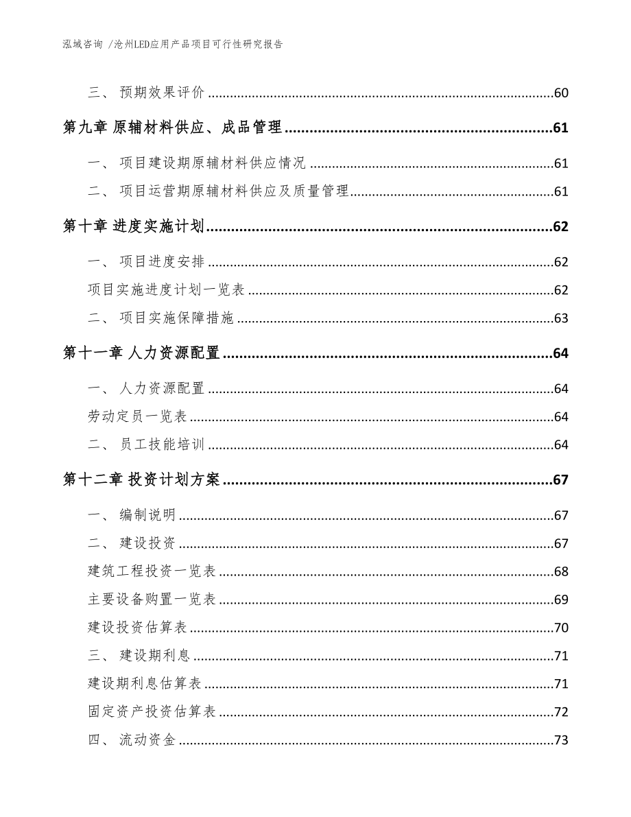 沧州LED应用产品项目可行性研究报告范文模板(DOC 74页)_第4页