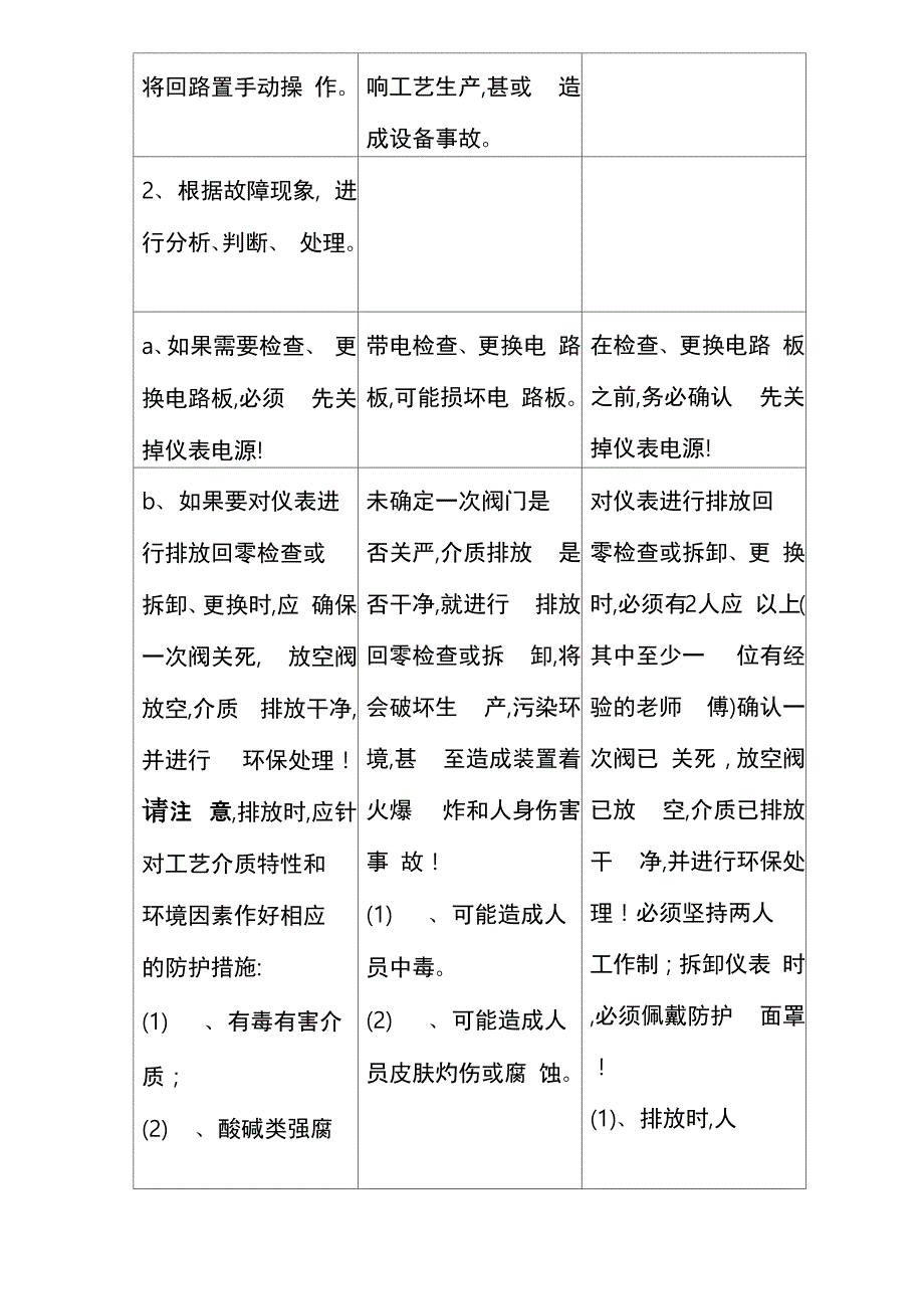 双法兰液位计量程和迁移量计算和日常维护_第4页