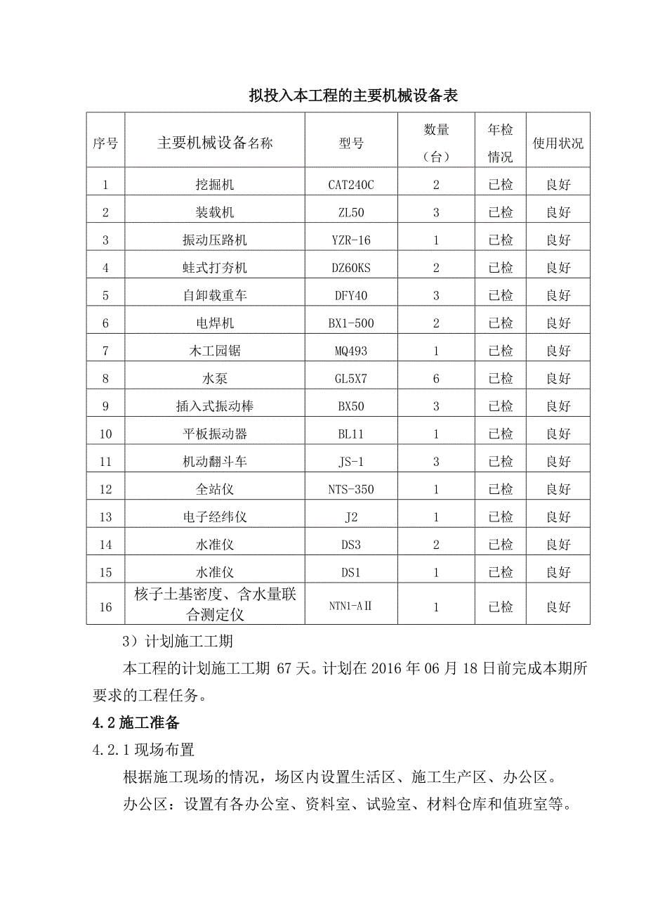 民机飞行控制作动系统开发项目厂区道路工程施工组织设计分析_第5页