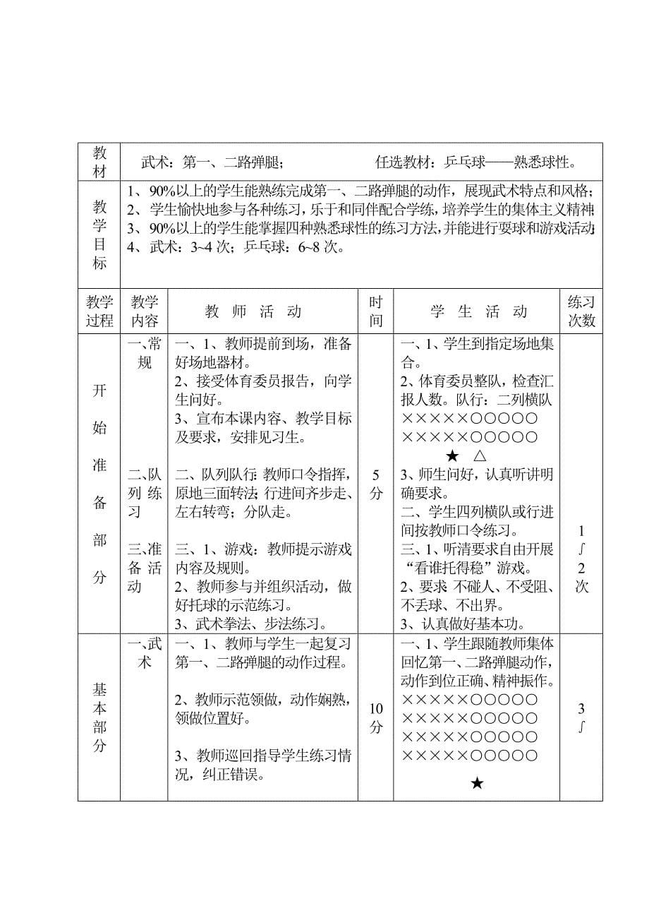 初中体育课教案全集.doc_第5页