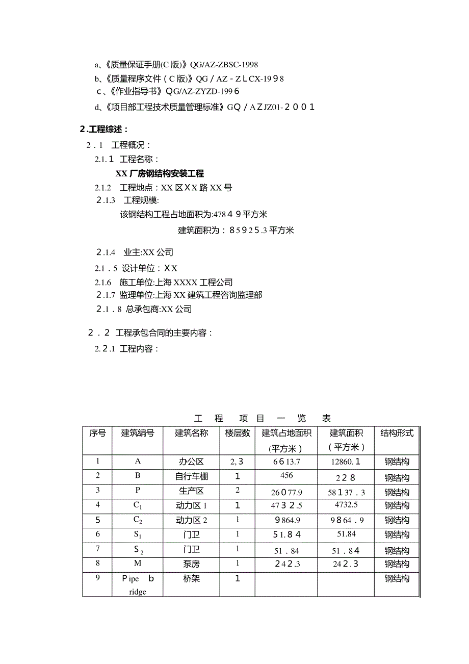 「XX工程钢结构施工组织设计」_第3页