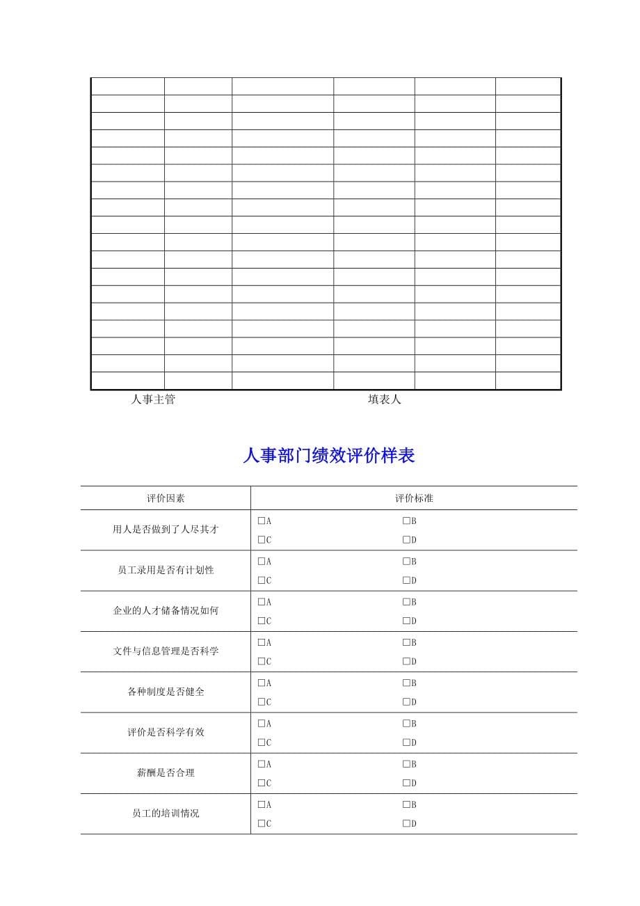 企业通用人事管理资料大全_第5页