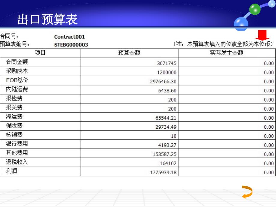 出口预算表的计算【优质材料】_第5页