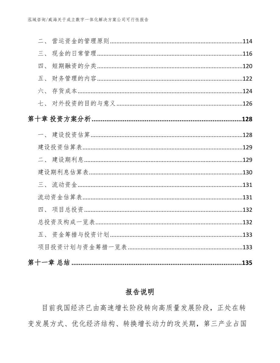 威海关于成立数字一体化解决方案公司可行性报告_第5页