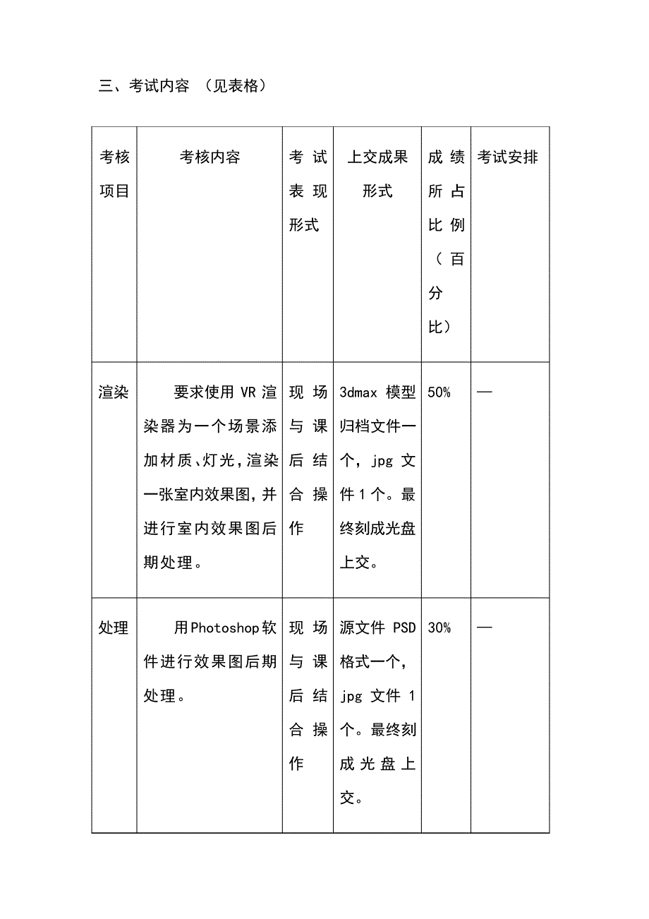 《计算机辅助设计》考试方案_第3页