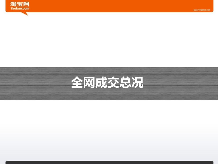 淘宝主要各行业销售额明细数据分析72142课件_第3页