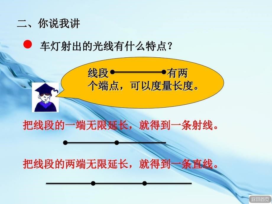 2020【青岛版】数学四年级上册：第2单元直线、射线和角信息窗1教学课件_第5页