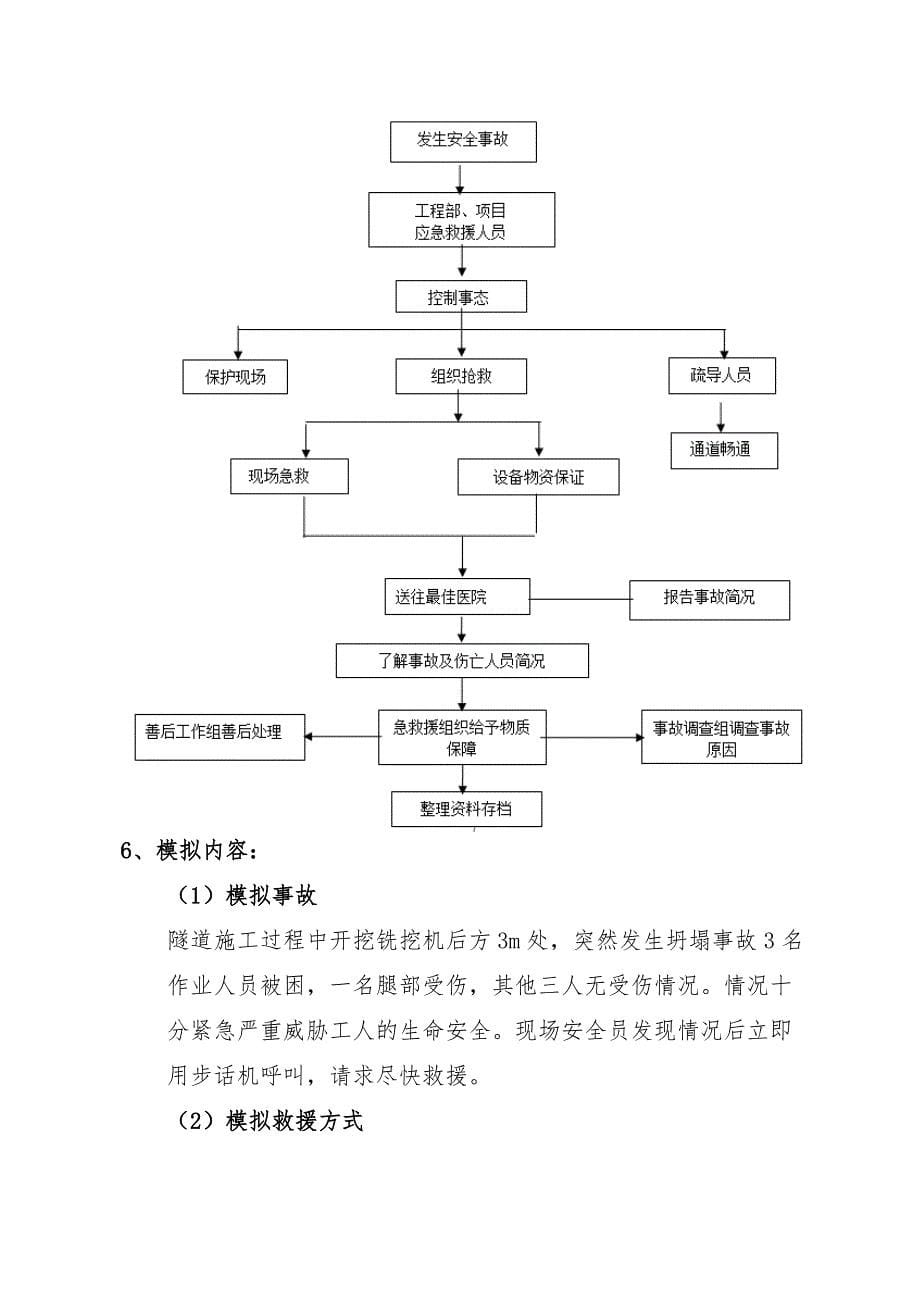 【演练方案】隧道坍塌事故应急演练方案（11页）_第5页