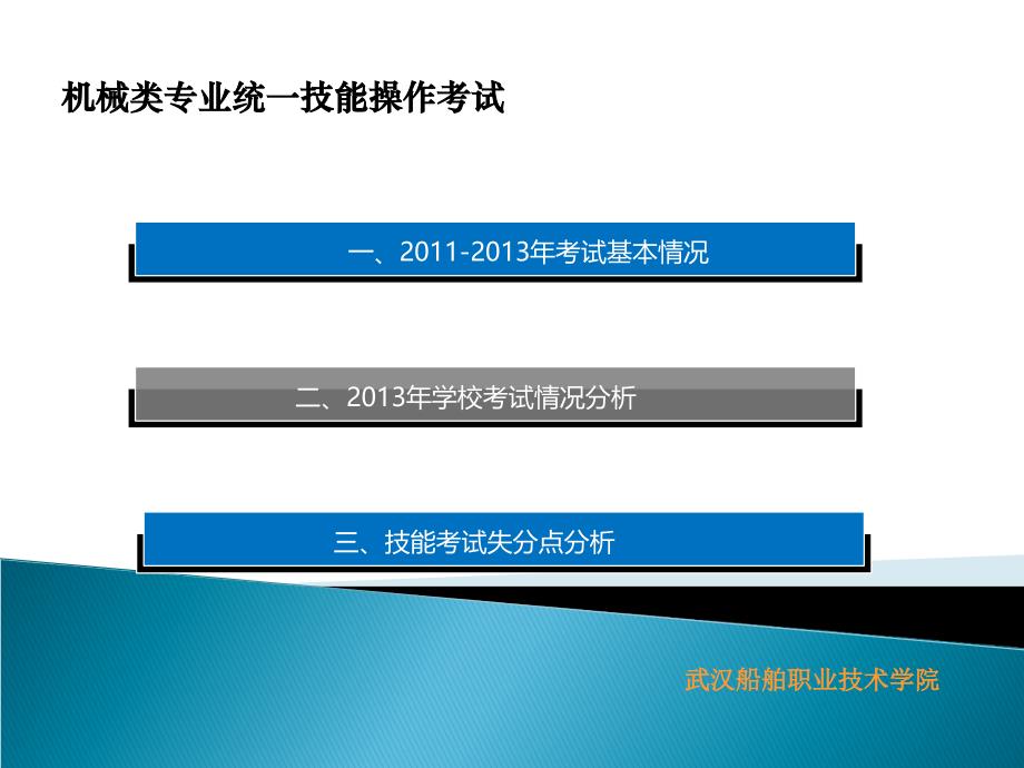 2机械类专业统一技能操作考试2011—2013年考试基本情况回顾_第2页