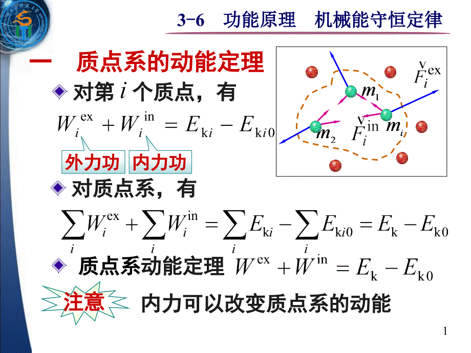 大学物理功能原理机械能守恒定律PPT课件_第1页