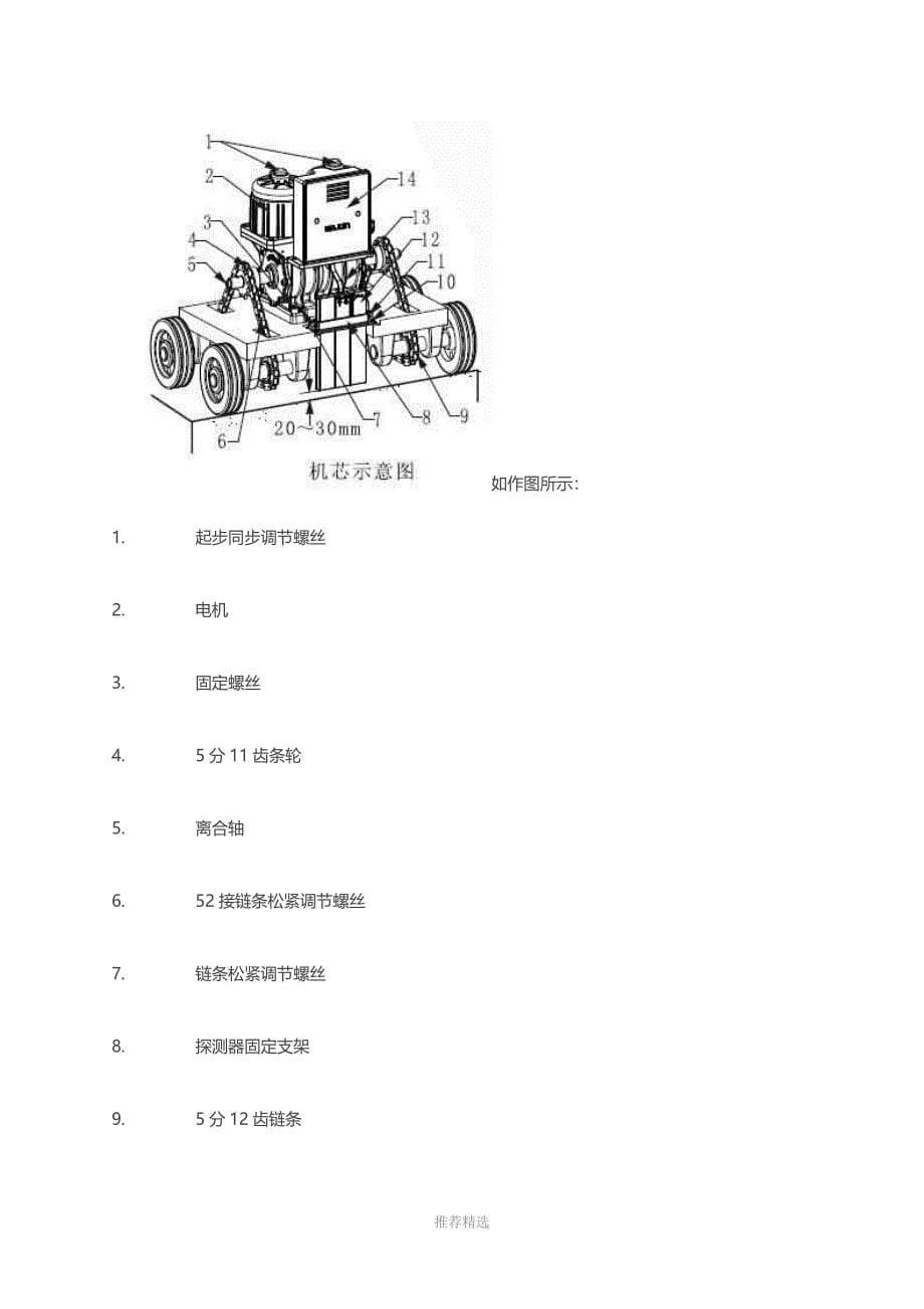 电动伸缩门说明书_第5页