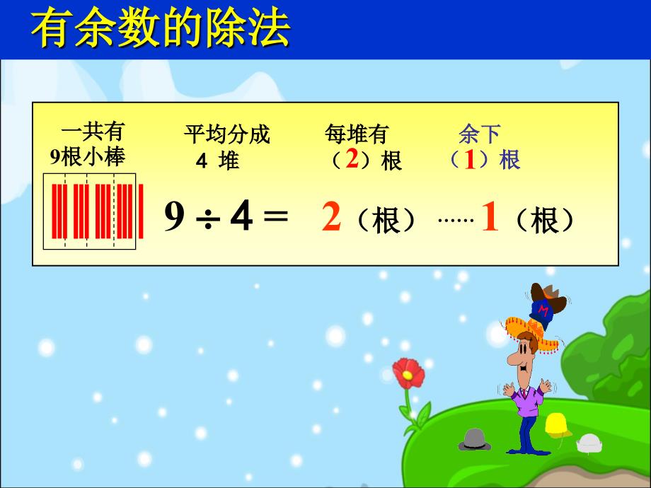 2017新人教版二年级数学下册有余数的除法整理与复习_第2页